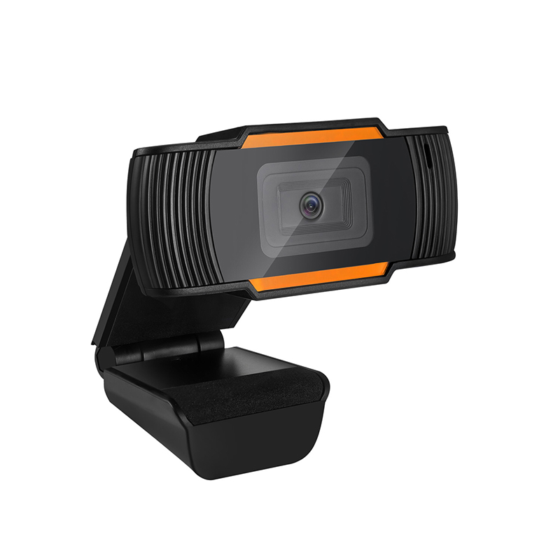 Adesso CYBERTRACK H2 Webcam - 0.3 Megapixel - Black - USB 2.0 - Fixed Focus - Microphone
